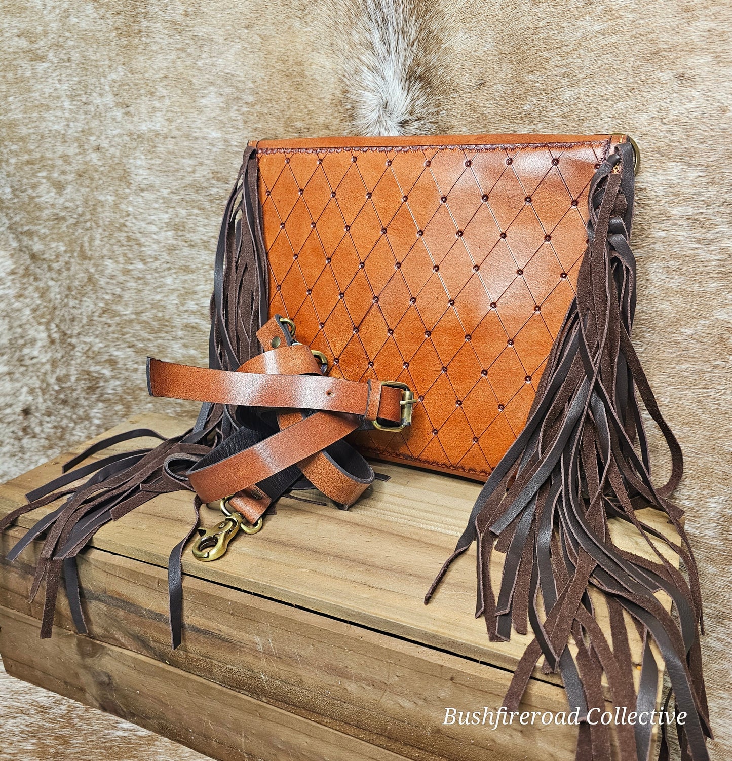 Harriett Tooled Cross Body